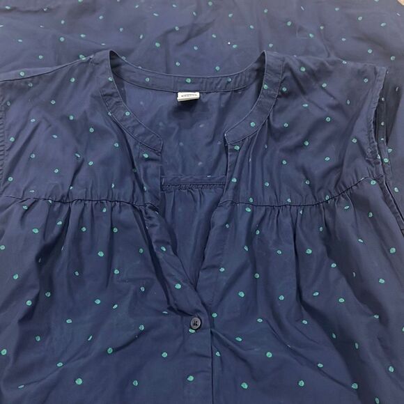 Old Navy poplin button down tie waist dress size XXL - Picture 5 of 6
